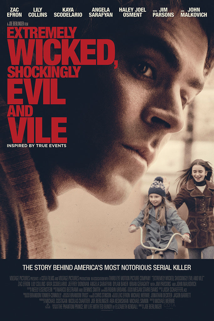 Extremely Wicked, Shockingly Evil, and Vile Canvas Poster