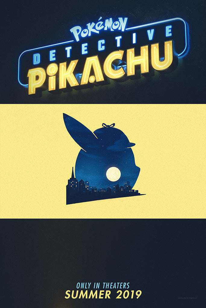 Pok¨¦mon Detective Pikachu Film Canvas Poster
