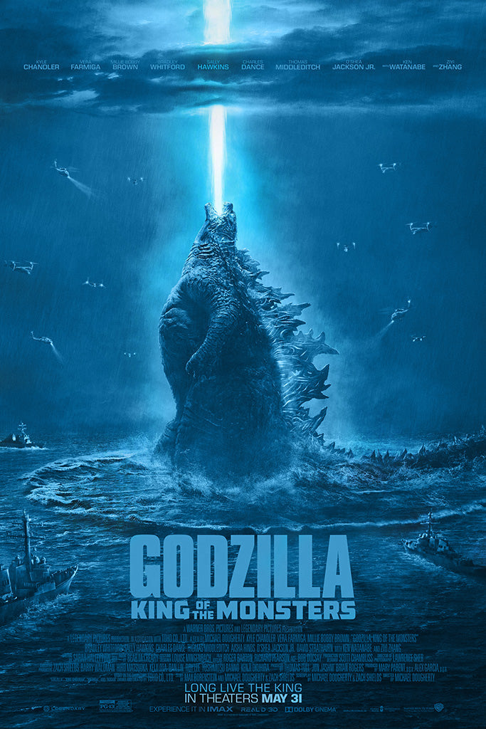 Godzilla King of Monsters Movie Canvas Poster