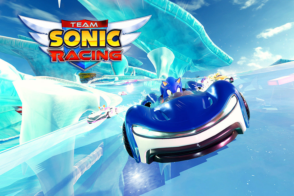 Team Sonic Racing Video Game Canvas Poster