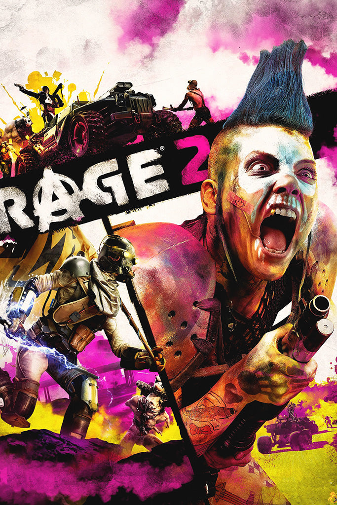 Rage 2 Canvas Poster