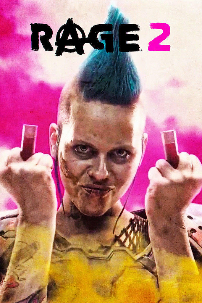 Rage 2 Game Canvas Poster