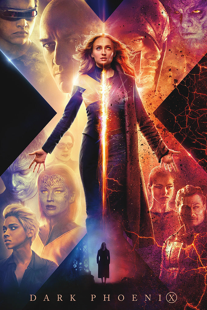 Dark Phoenix Canvas Poster