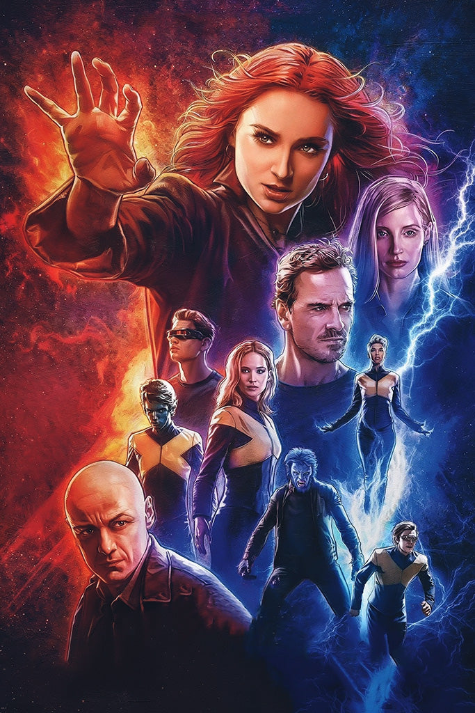 Dark Phoenix 2019 Film Canvas Poster