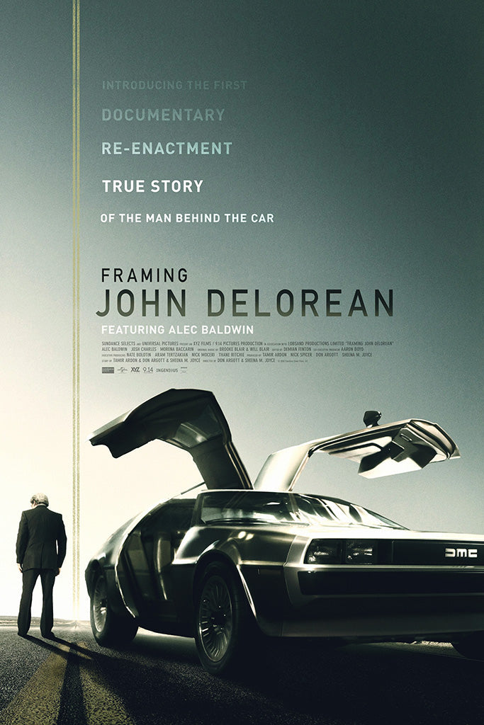 Framing John DeLorean Movie Canvas Poster