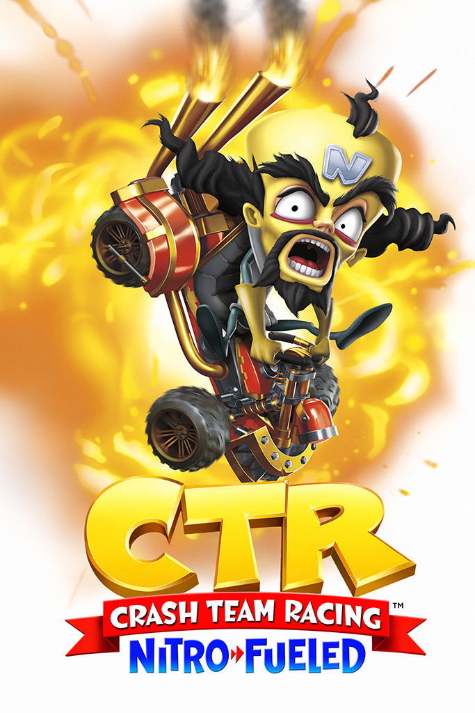 Crash Team Racing Nitro Fueled Game Canvas Poster
