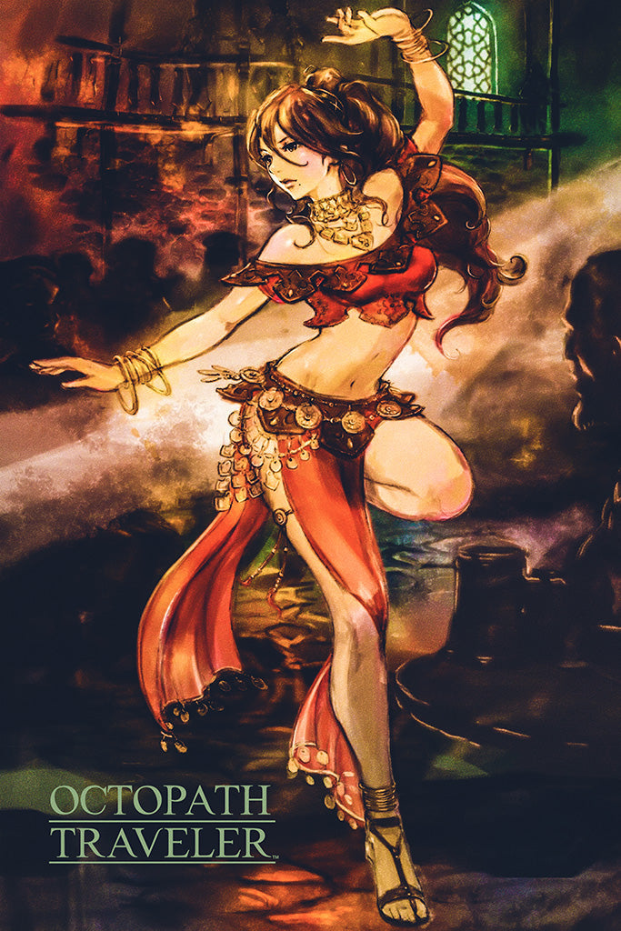 Octopath Traveller 2019 Video Game Canvas Poster