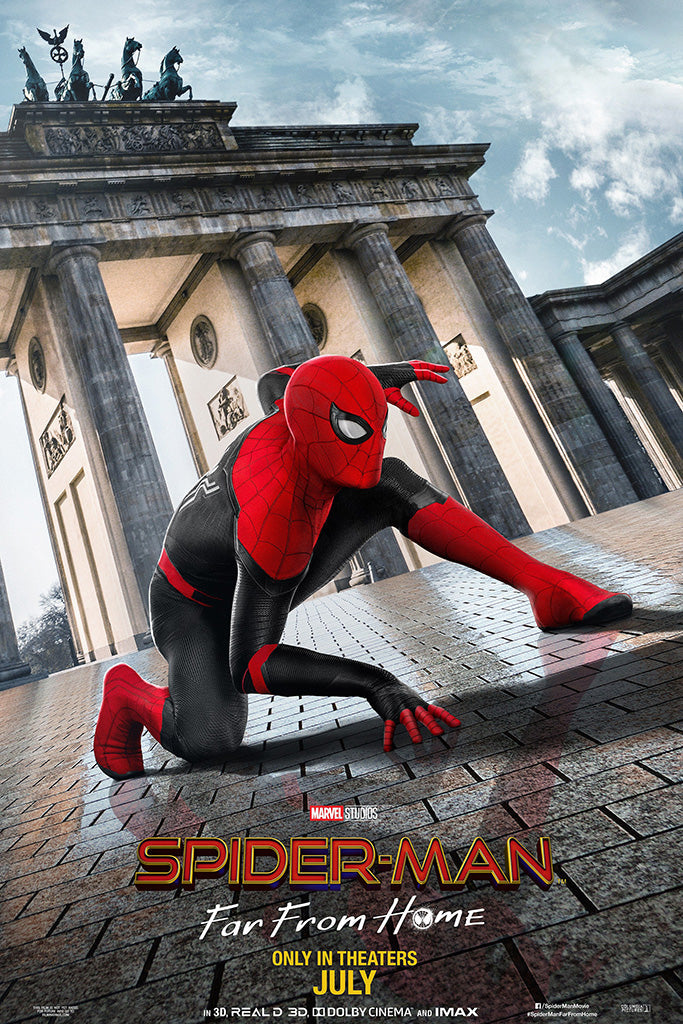 Spider-Man Far From Home Movie Canvas Poster