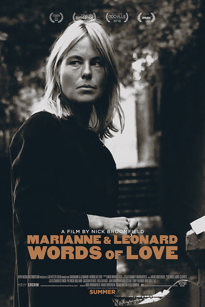 Marianne & Leonard Words of Love Movie Canvas Poster
