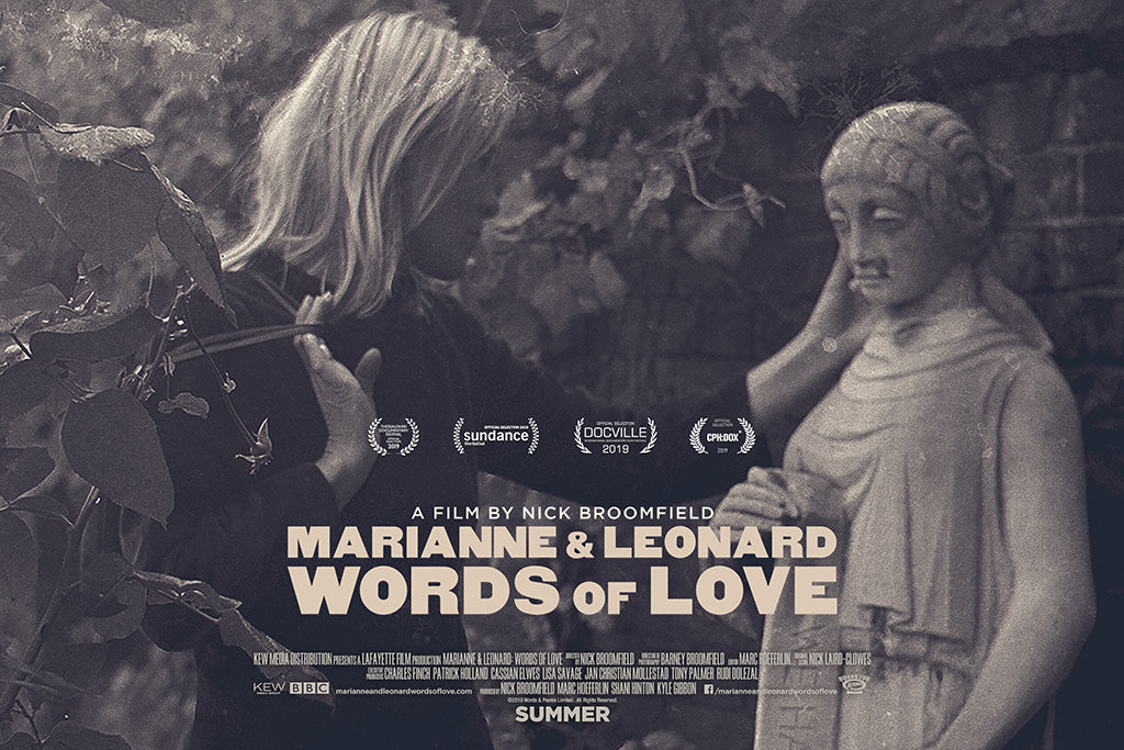 Marianne & Leonard Words of Love 2019 Film Canvas Poster