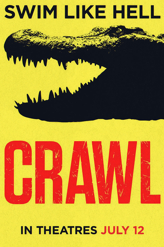 Crawl 2019 Film Canvas Poster