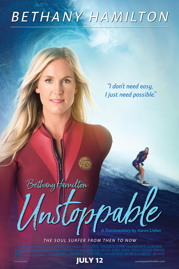 Bethany Hamilton Unstoppable Canvas Poster