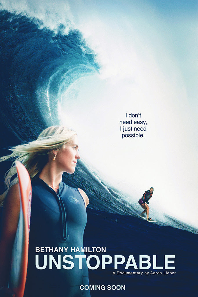 Bethany Hamilton Unstoppable Movie Canvas Poster