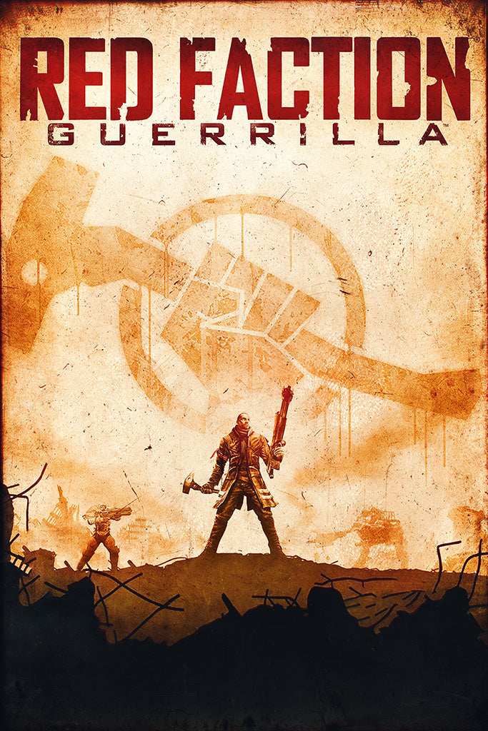 Red Faction Guerrilla Canvas Poster