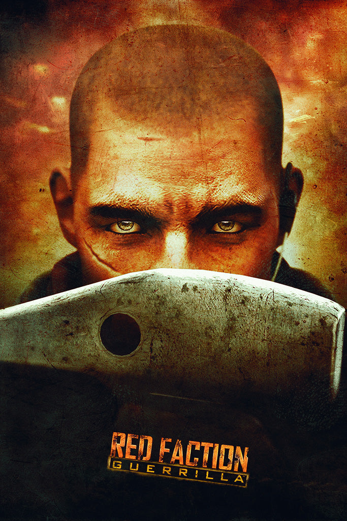 Red Faction Guerrilla Video Game Canvas Poster