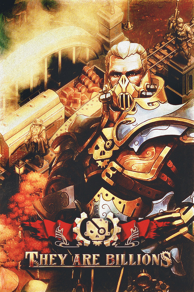 They Are Billions Video Game Canvas Poster