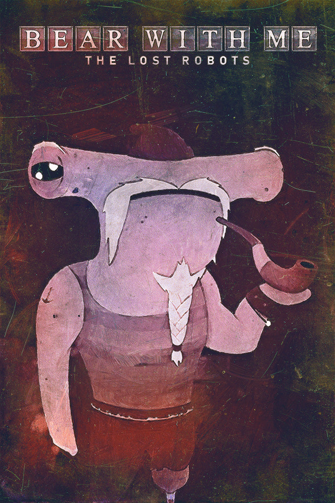 Bear With Me The Lost Robots Video Game Canvas Poster