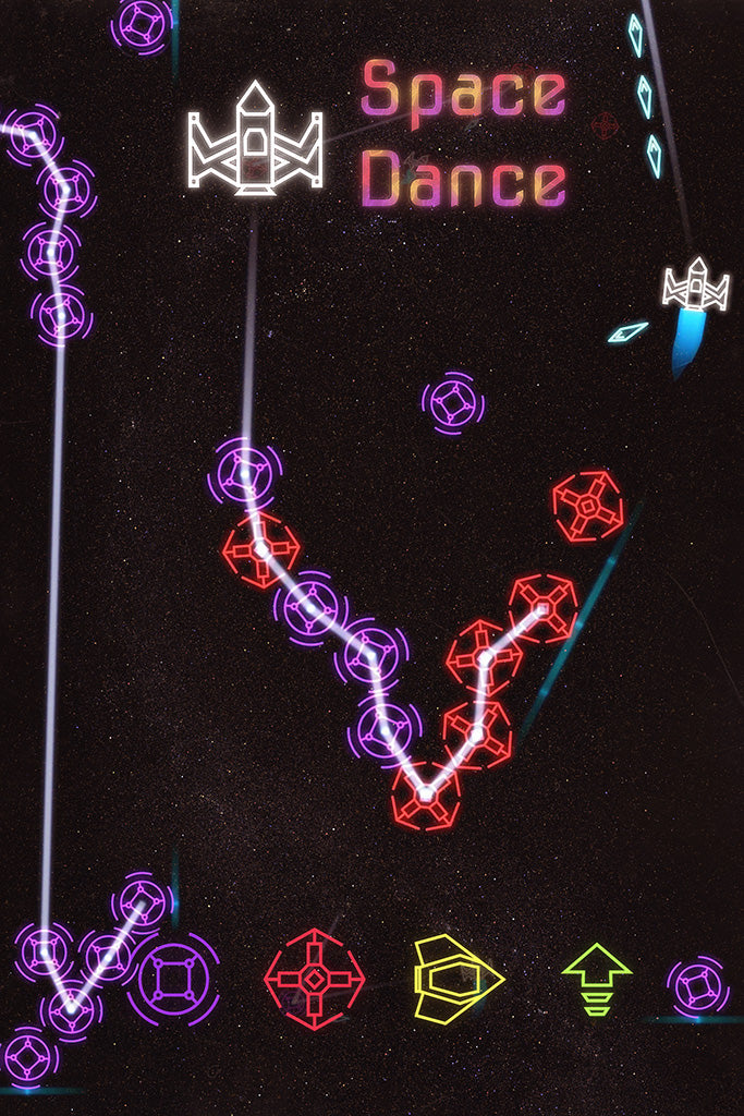 Space Dance Game Canvas Poster