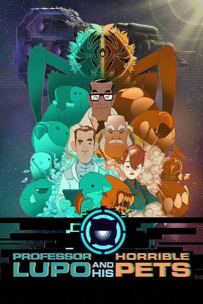 Professor Lupo and his Horrible Pets Video Game Canvas Poster