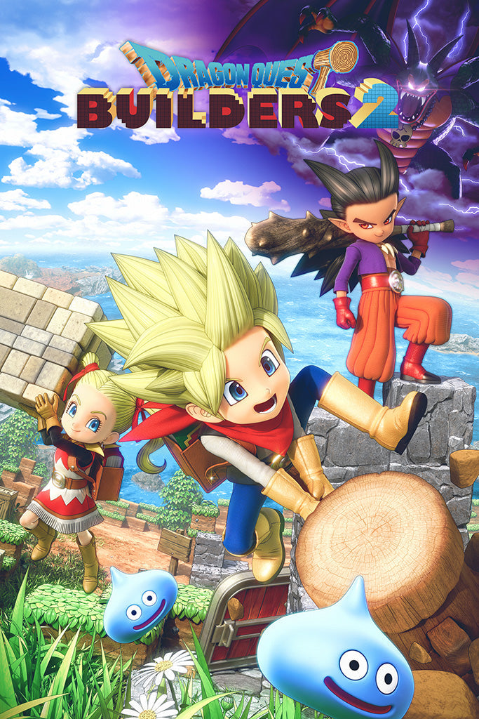 Dragon Quest Builders 2 Game Canvas Poster