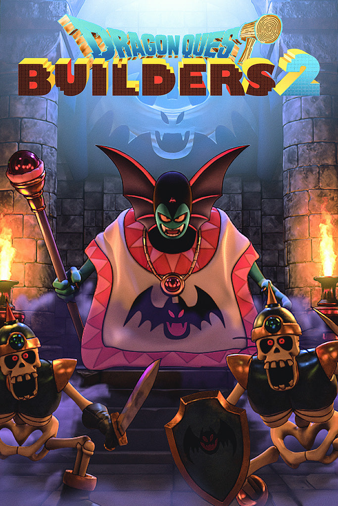 Dragon Quest Builders 2 Video Game Canvas Poster