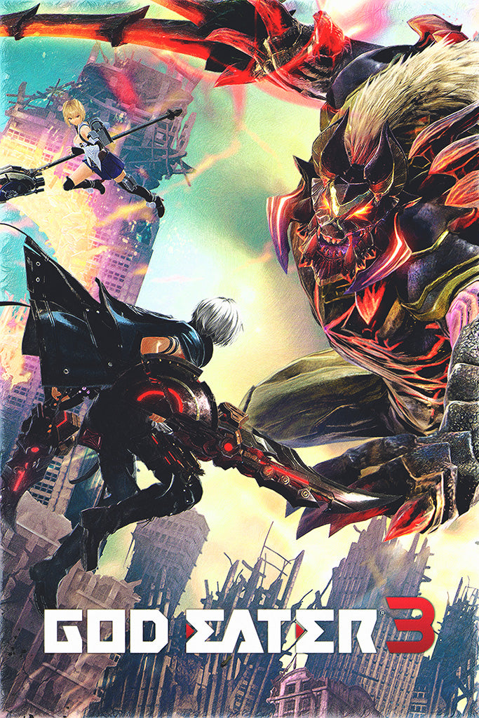 God Eater 3 2019 Video Game Canvas Poster