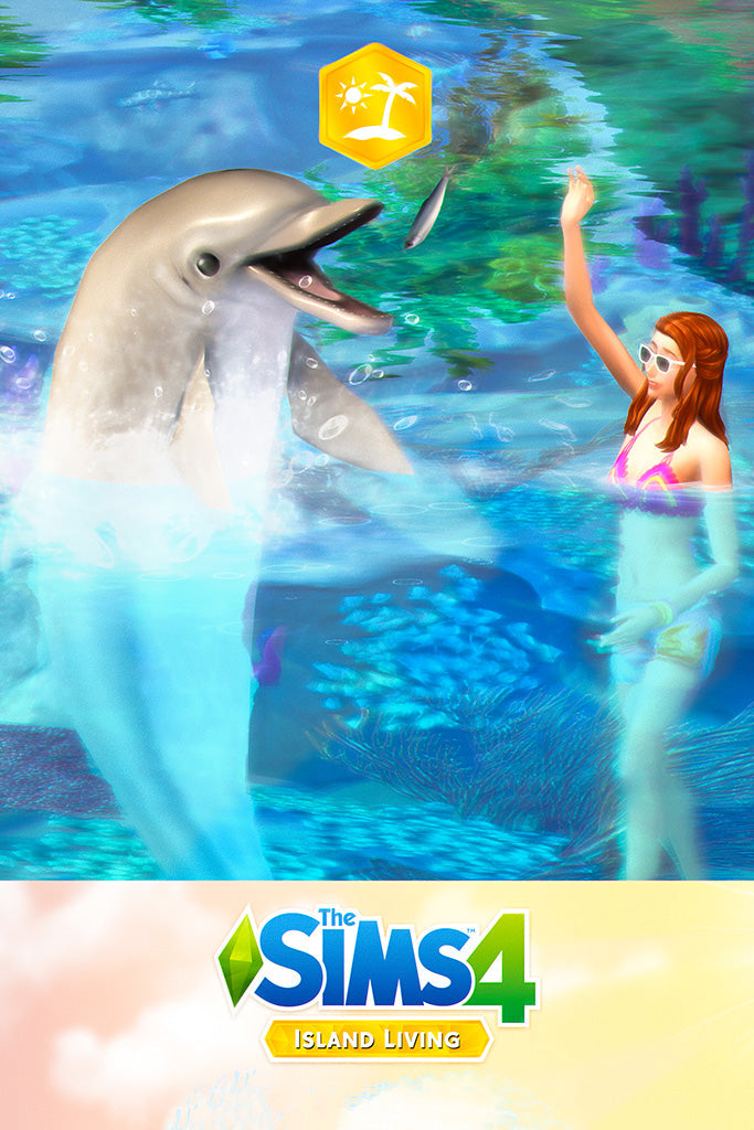 The Sims 4 Island Living Expansion Video Game Canvas Poster