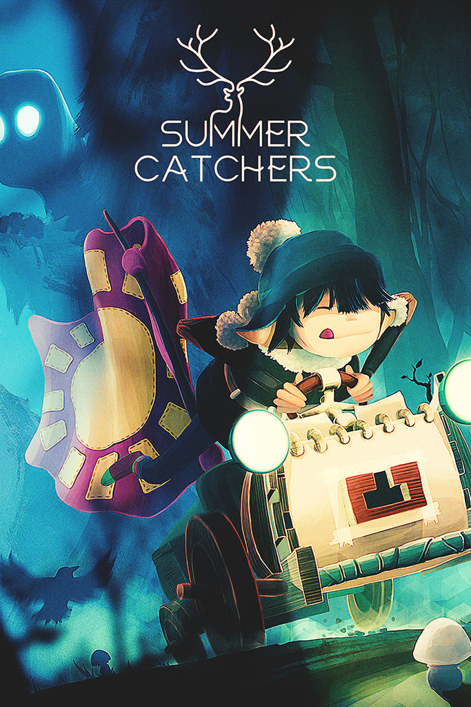Summer Catchers Canvas Poster