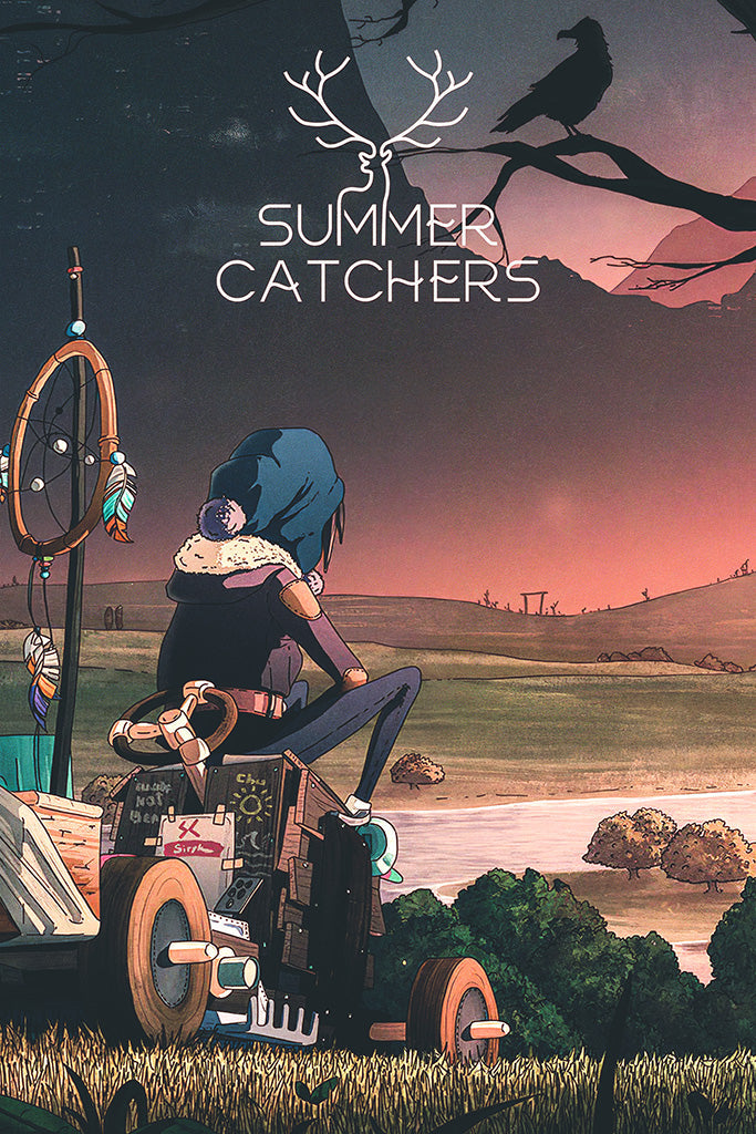 Summer Catchers Game Canvas Poster