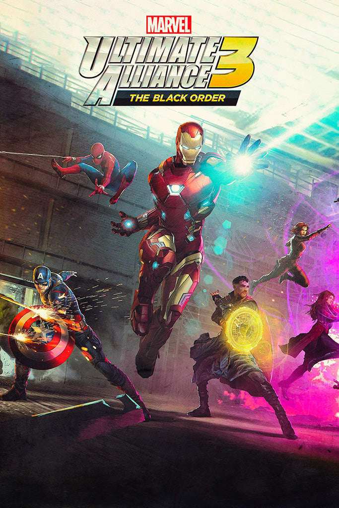 Marvel Ultimate Alliance 3 The Black Order Video Game Canvas Poster