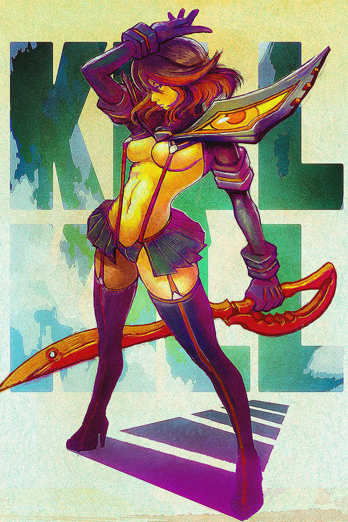 Kill La Kill - If Game Canvas Poster