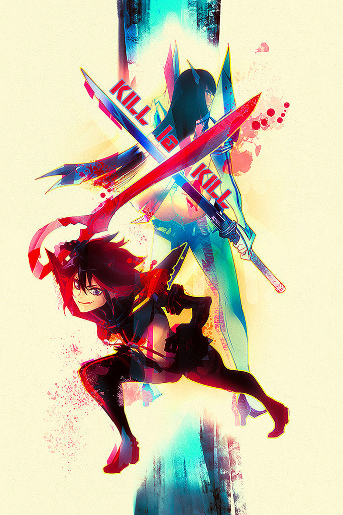 Kill La Kill - If Video Game Canvas Poster