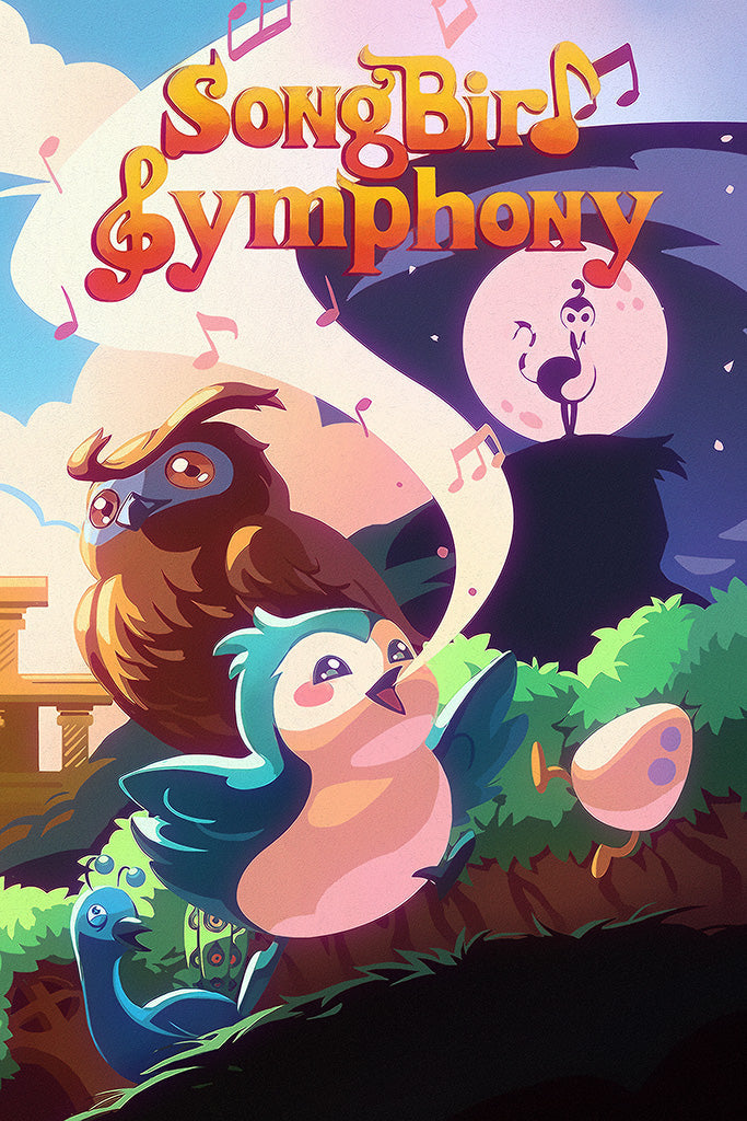 Songbird Symphony Canvas Poster