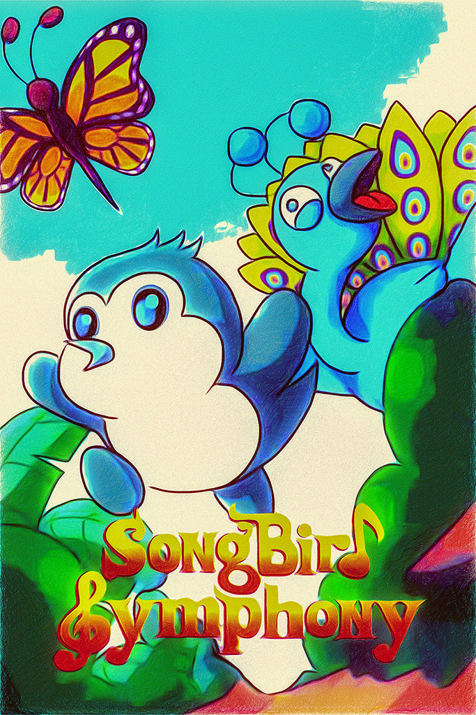 Songbird Symphony Game Canvas Poster