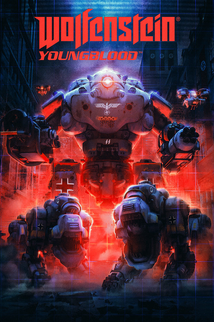 Wolfenstein Youngblood Game Canvas Poster