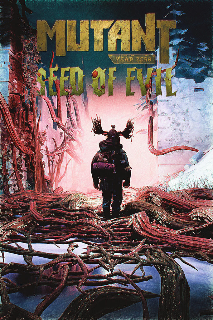 Mutant Year Zero Seed of Evil Game Canvas Poster