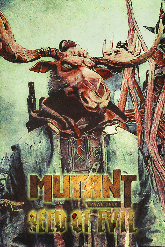 Mutant Year Zero Seed of Evil Video Game Canvas Poster
