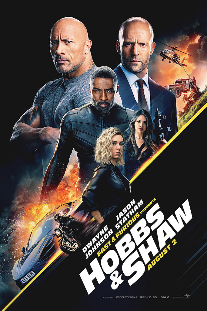 Fast & Furious Presents Hobbs & Shaw Canvas Poster