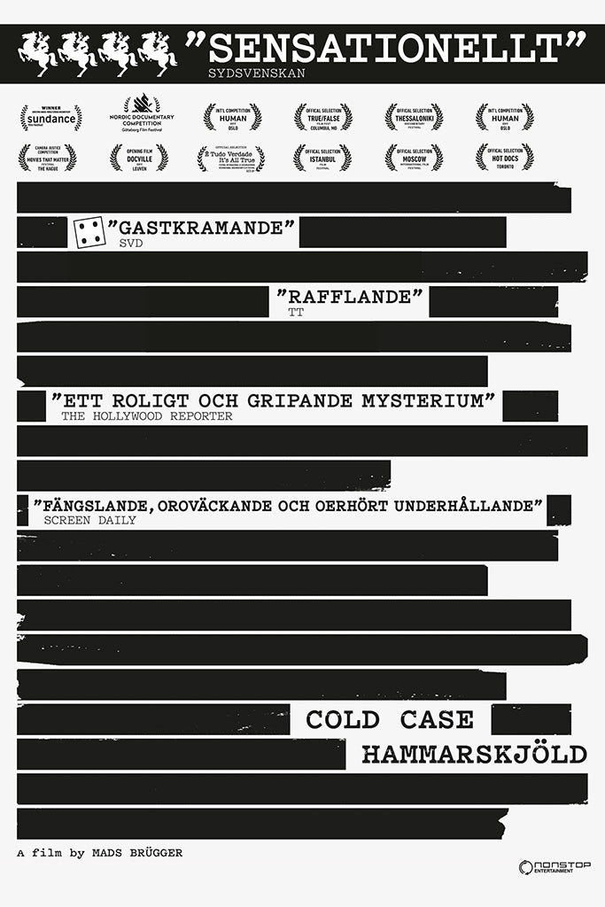 Cold Case Hammarskj?ld Canvas Poster