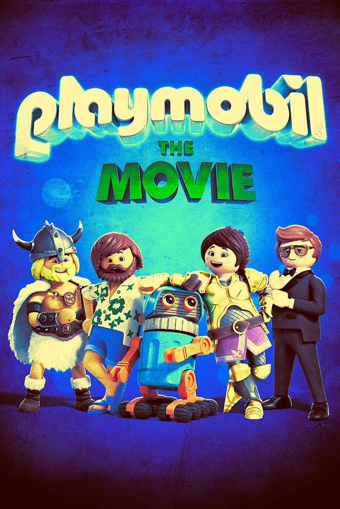 Playmobil The Movie Film Canvas Poster