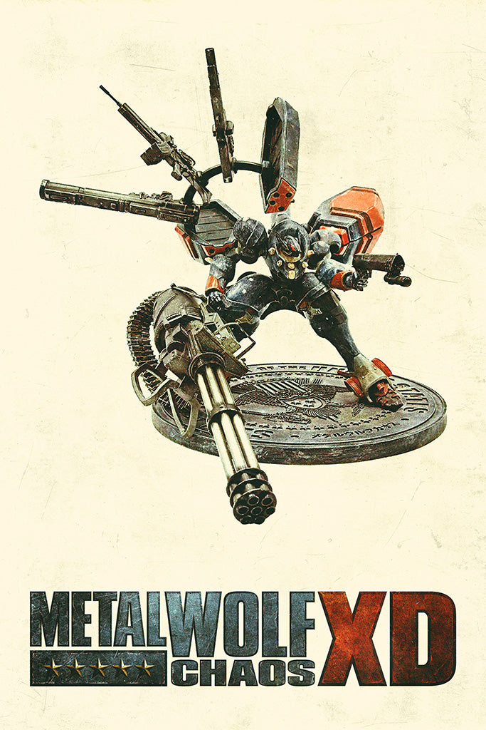 Metal Wolf Chaos XD Canvas Poster