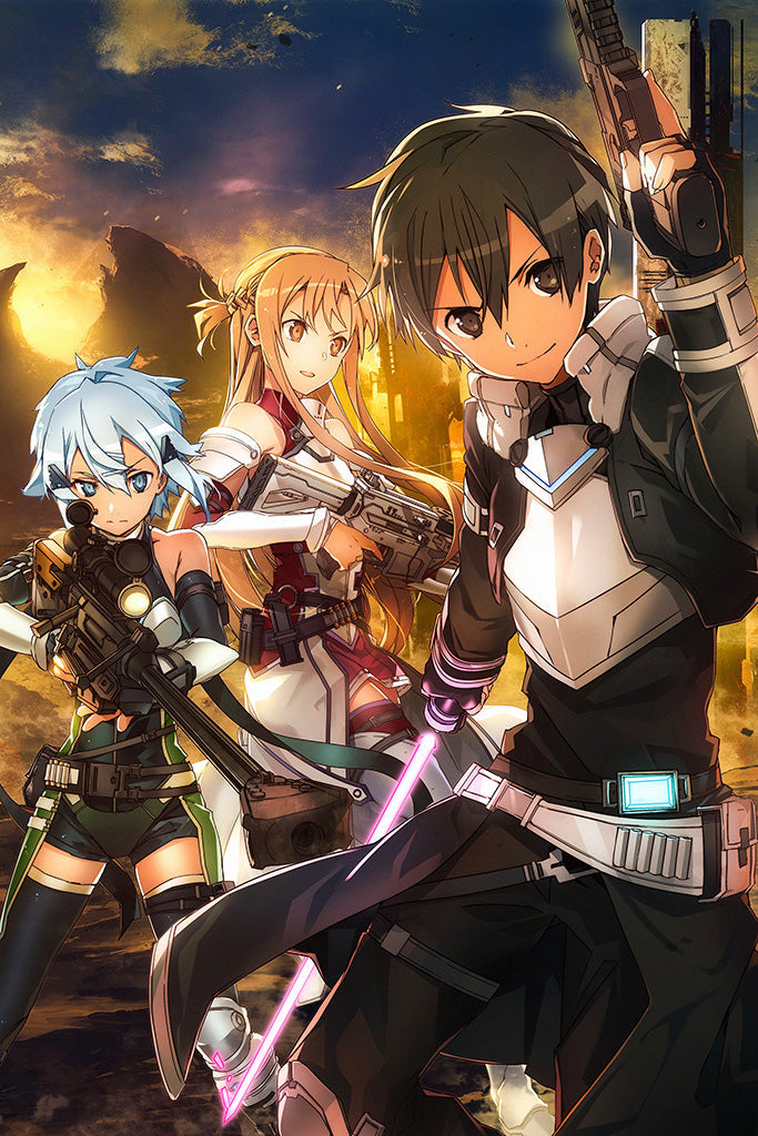 Sword Art Online Fatal Bullet Complete Edition Canvas Poster