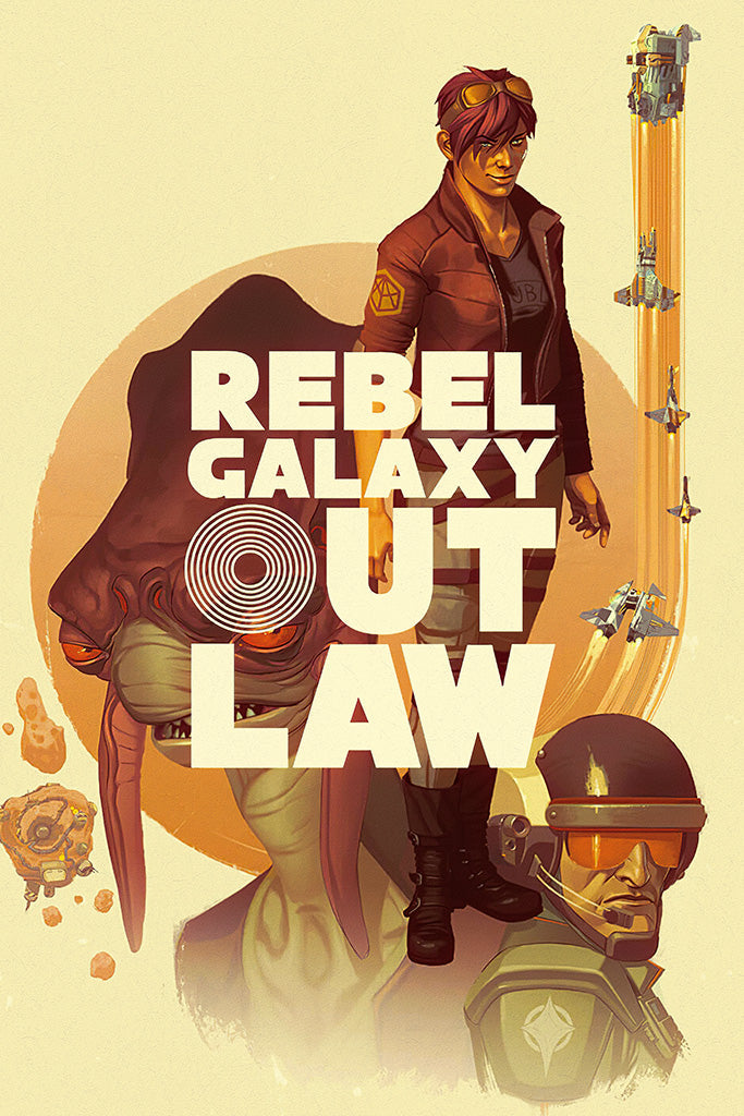 Rebel Galaxy Outlaw Canvas Poster