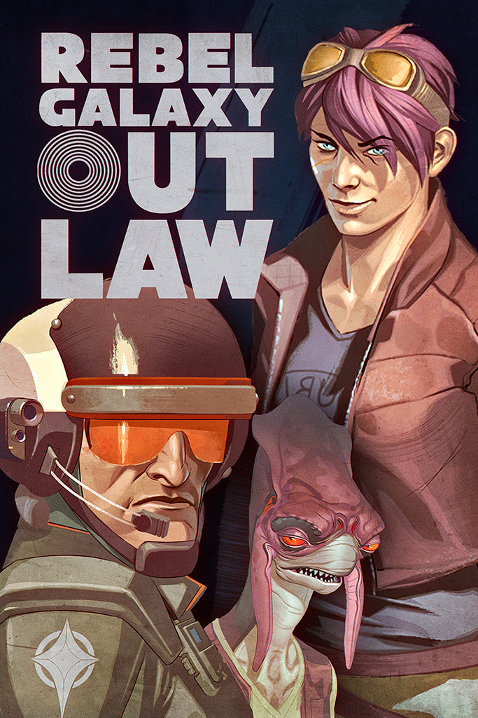 Rebel Galaxy Outlaw Video Game Canvas Poster