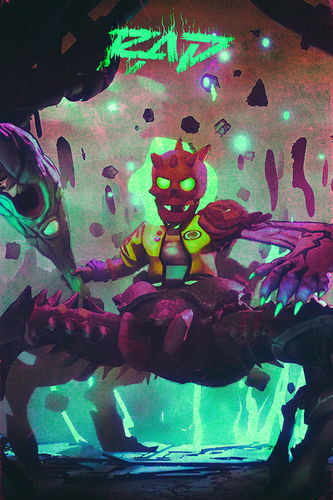 Rad Video Game Canvas Poster