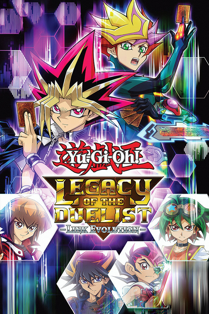 Yu-Gi-Oh! Legacy of the Duelist Link Evolution Canvas Poster