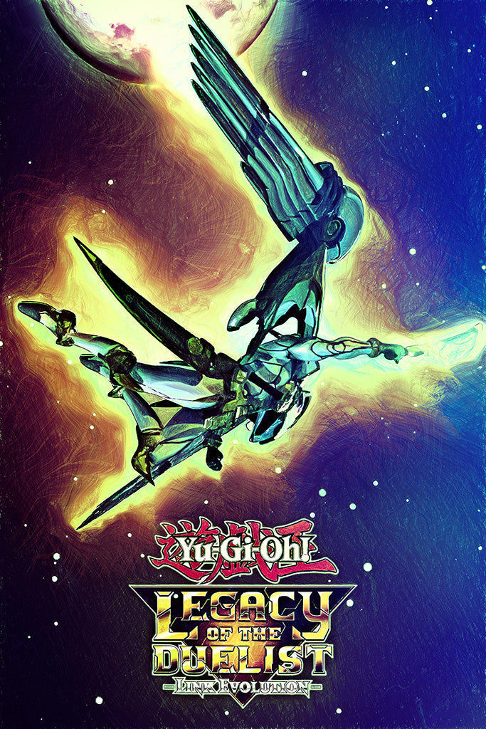 Yu-Gi-Oh! Legacy of the Duelist Link Evolution Video Game Canvas Poster