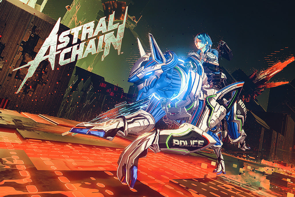Astral Chain Game Canvas Poster