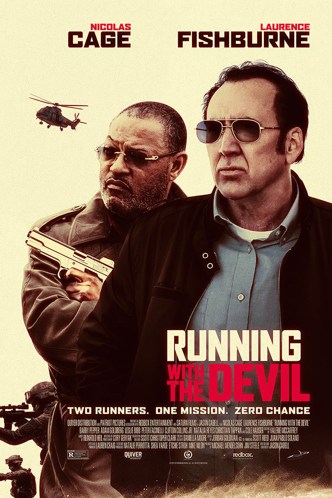 Running With the Devil Canvas Poster