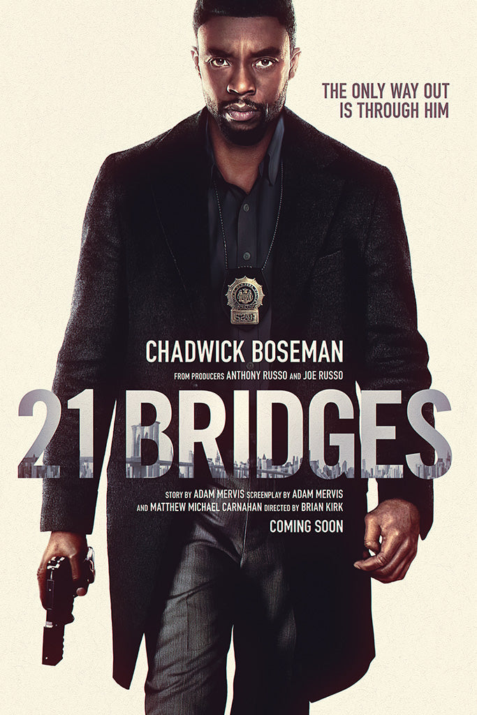21 Bridges Movie Canvas Poster